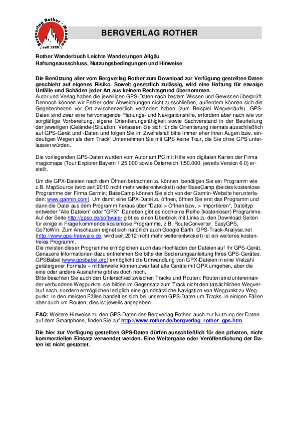 GPS-Daten Rother WB Leichte Wanderungen Allgaeu - Haftungsausschluss, Nutzungsbedingungen und Hinweise_3088_3.pdf