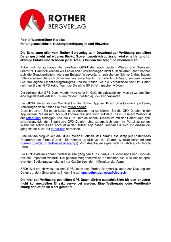 GPS-Daten WF Korsika - Haftungsausschluss, Nutzungsbedingungen und Hinweise.pdf