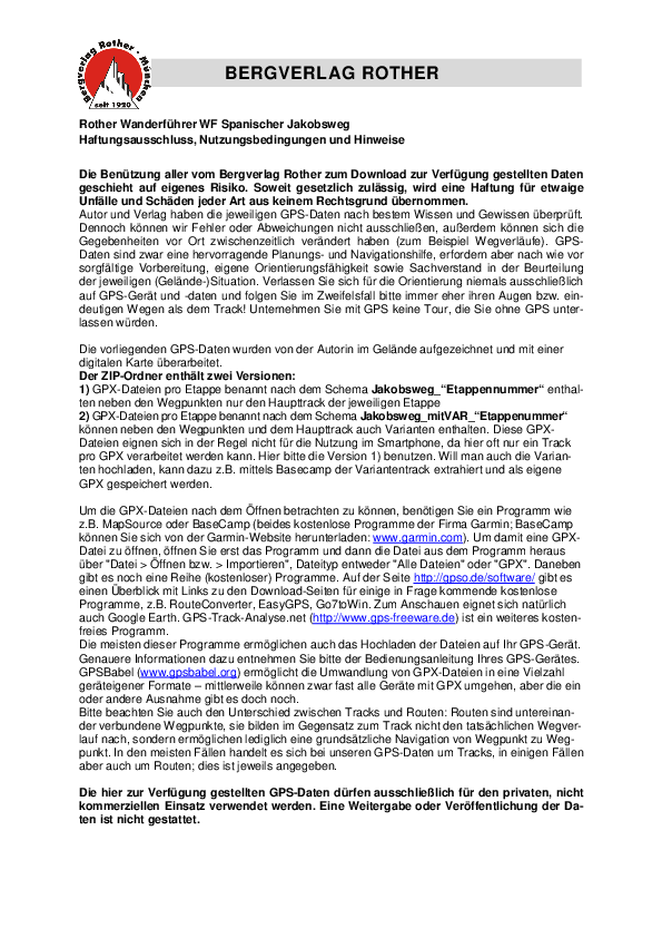 GPS-Daten WF Spanischer Jakobsweg - Haftungsausschluss, Nutzungsbedingungen und Hinweise_0109_1.pdf