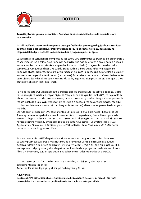 GPS WF Tenerife_E - Exencion de responsabilidad, condiciones de uso y advertencias_4700_4.pdf
