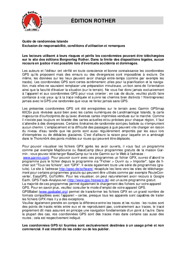 GPS_Islande_Exclusion de responsabilite, conditions d utilisation et remarques_4924_5.pdf