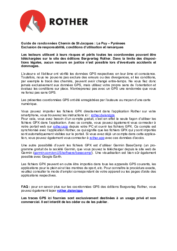 Traces-GPS_Exclusion_de_responsabilite_conditions_d_utilisation_GR_Chemin de St-Jacques_Le Puy_Pyrenees.pdf